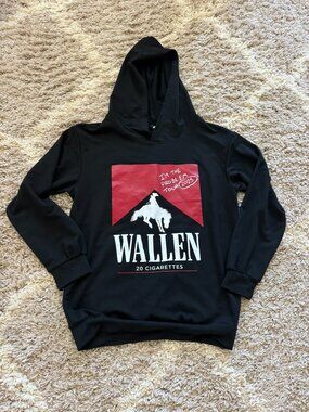 Morgan Wallen 2025 Tour Hoodie Size Medium 20 Cigarettes Tour